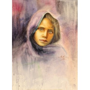 Imran Khan, 21 x 29 Inch, Watercolor on Paper, Figurative Painting, AC-IMK-011